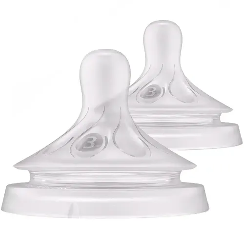 Set de 2 biberones flujo medio 3 Natural Response 1M+