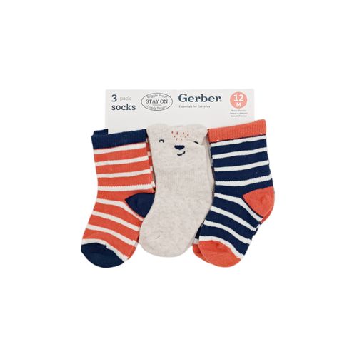 Set de calcetines rayados para bebé