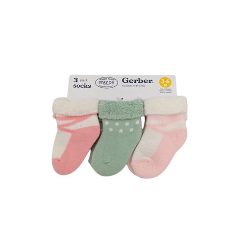 Set de calcetines estampados para bebé niña
