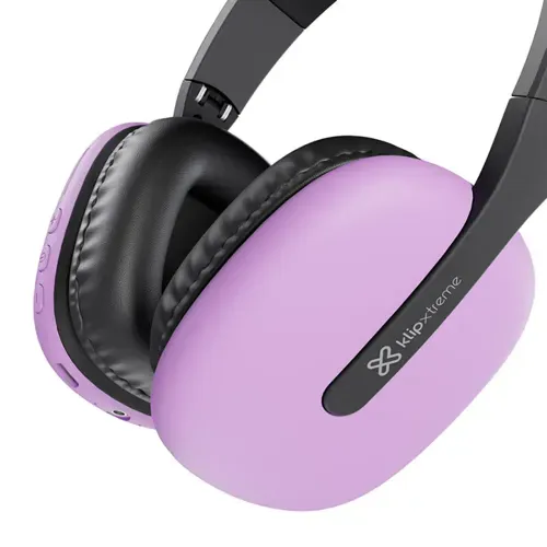 Audífono bluetooth on ear morado