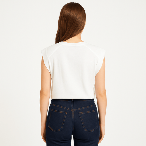 Blusa sólida para mujer