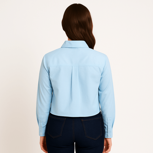 Blusa celeste para mujer