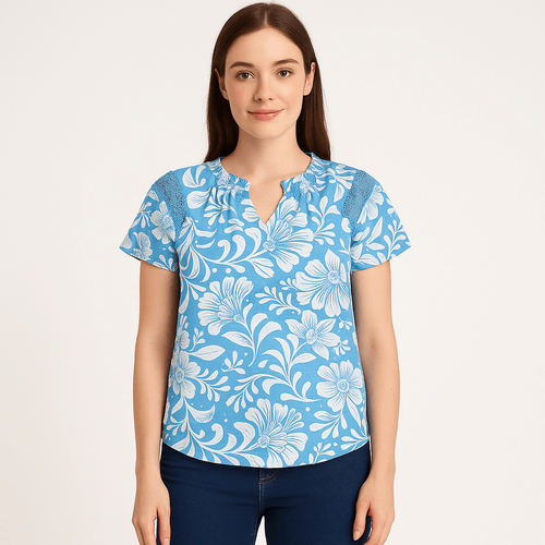 Blusa estampada para mujer