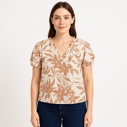 Blusa estampada para mujer