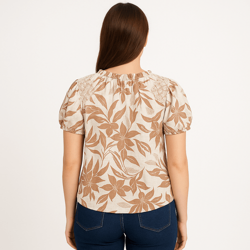 Blusa estampada para mujer