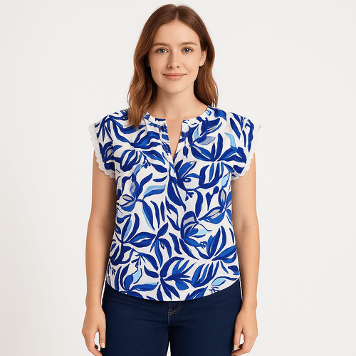 Blusa estampada para mujer