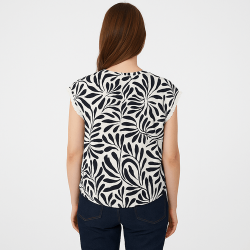 Blusa estampada para mujer