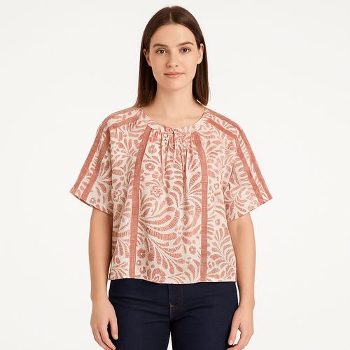 Blusa estampada para mujer