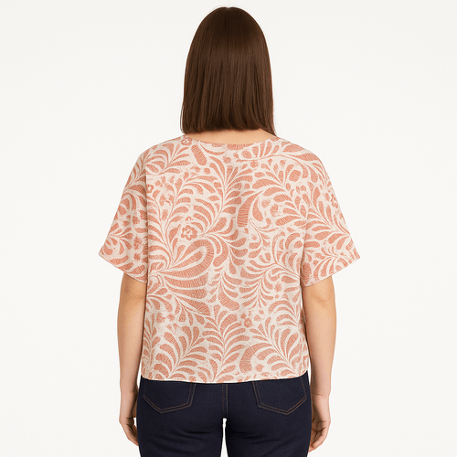 Blusa estampada para mujer