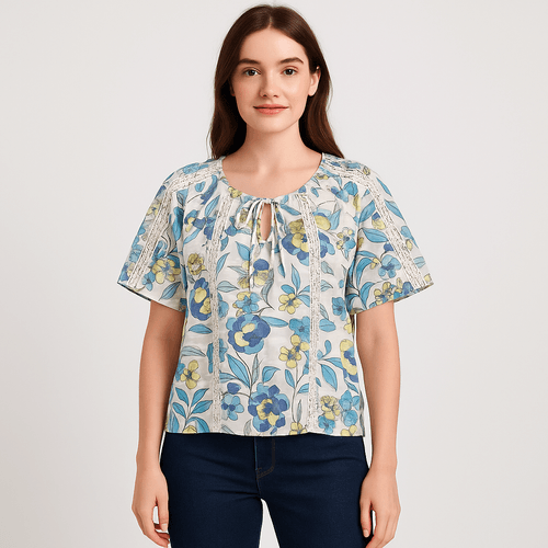 Blusa estampada para mujer