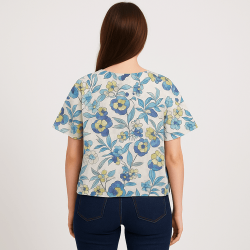 Blusa estampada para mujer