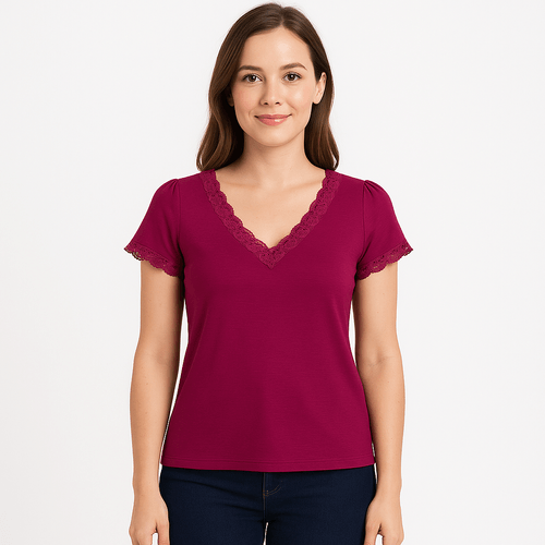 Blusa con textura para mujer