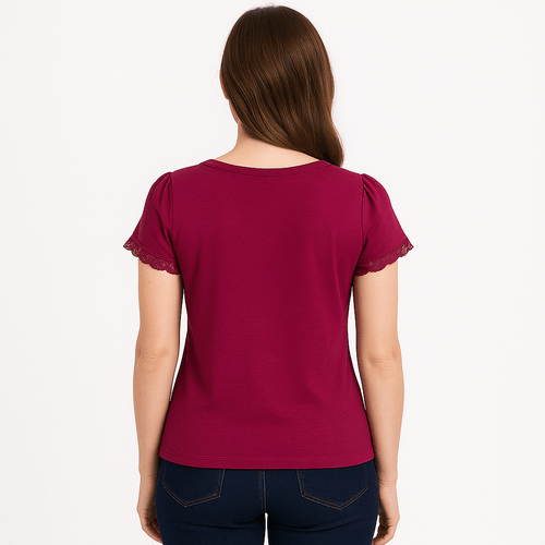 Blusa con textura para mujer