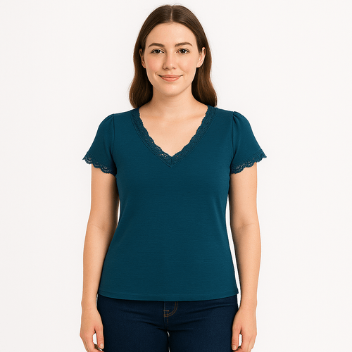 Blusa con textura para mujer