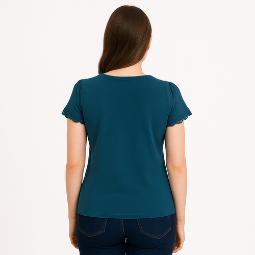 Blusa con textura para mujer