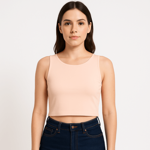 Tank top sólido para mujer