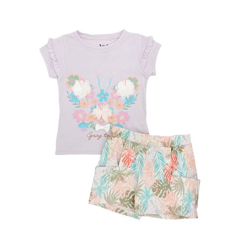 Conjunto lila para bebé niña