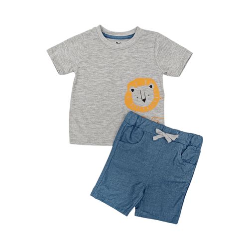 Conjunto gris para bebé niño