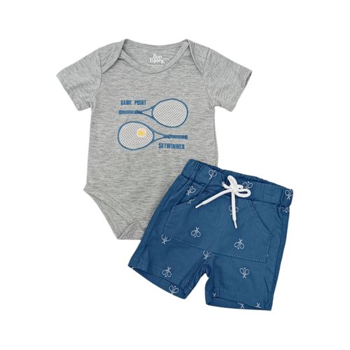 Conjunto gris para bebé niño