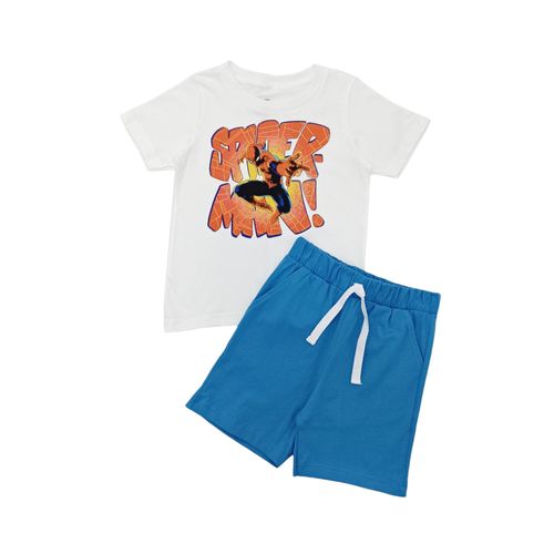 Conjunto de short azul para niño