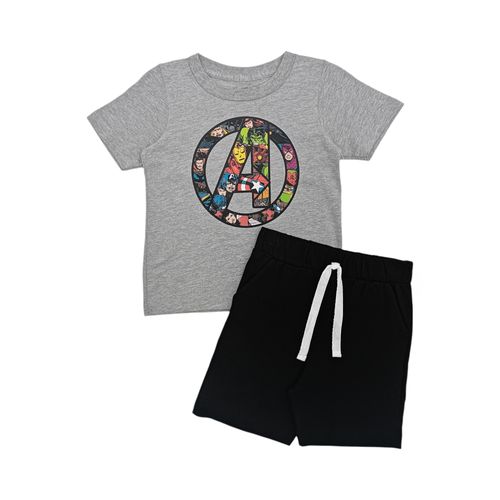 Conjunto de short negro para niño