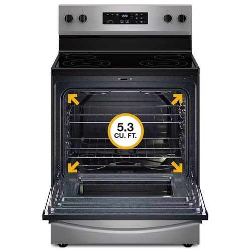 Cocina Whirlpool  eléctrica vitrocerámica 30" pulgadas // WFES3030RS