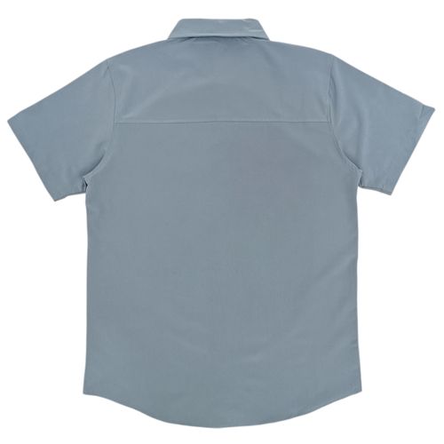 Camisa celeste sólida para hombre