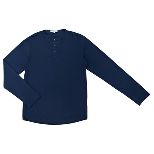 Camiseta navy sólida para hombre