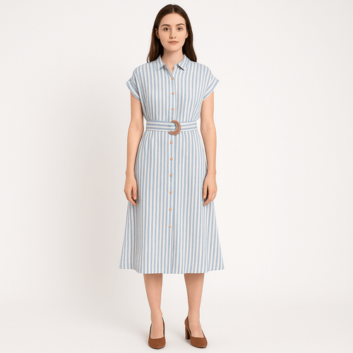 Vestido rayado para mujer