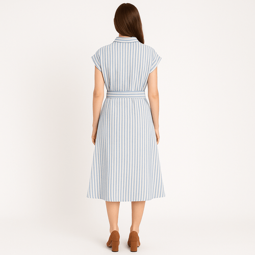 Vestido rayado para mujer