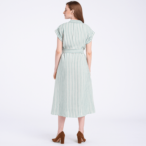 Vestido rayado para mujer