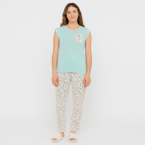 Pijama estampada para mujer