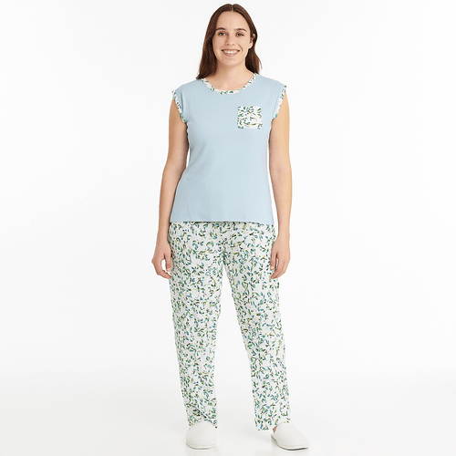 Pijama estampada para mujer