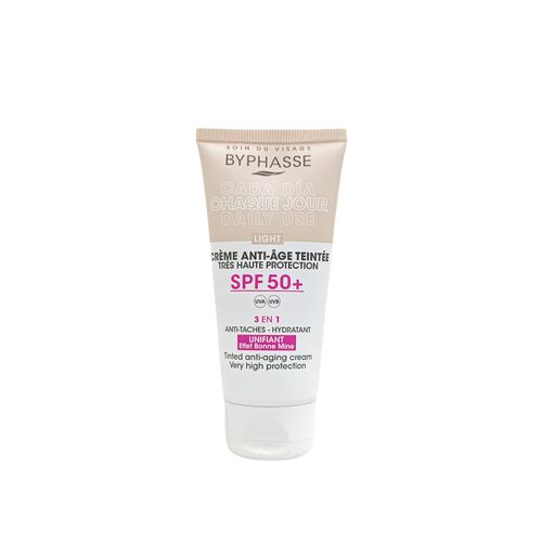 Byphasse Crema facial antiedad SPF 50+ color Light