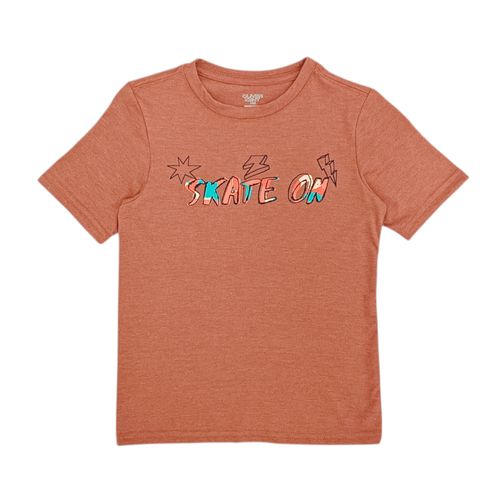 Camiseta naranja para niño