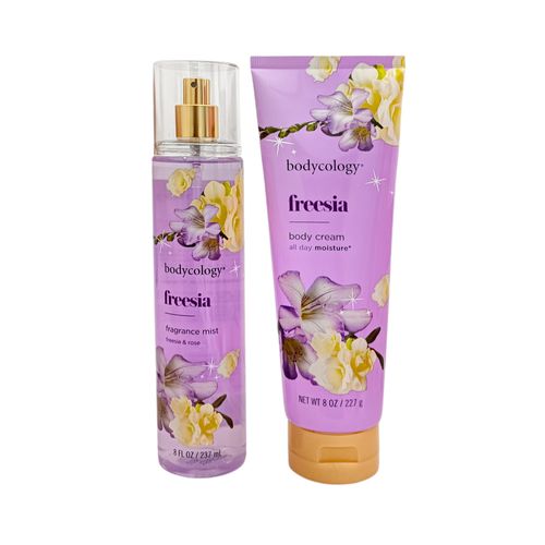 Set de fragancia y crema corporal Freesia