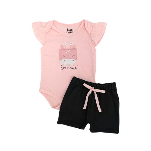 Conjunto rosa para bebé niña