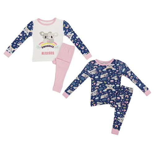 Conjunto de 2 pijamas multicolor para niña