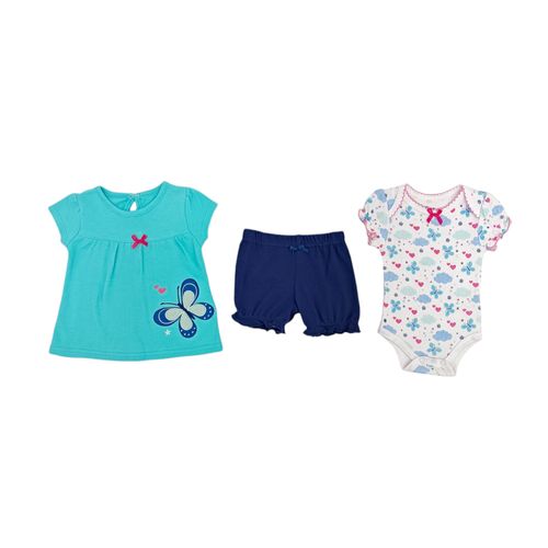 Conjunto multicolor para bebé niña