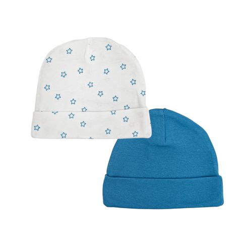 Set de gorros bicolor para bebé niño