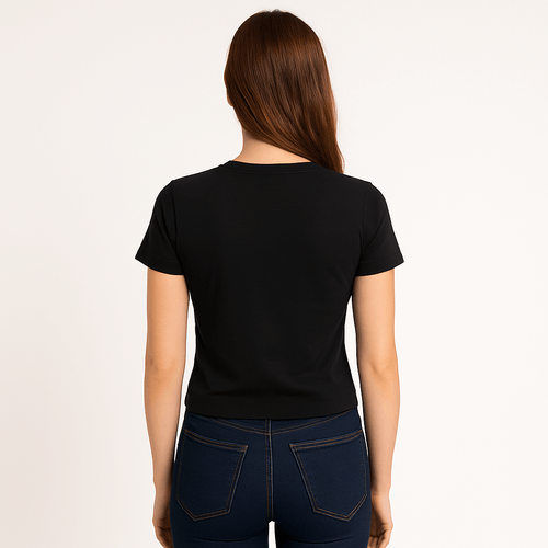 Camiseta negra para mujer