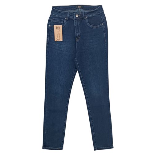 Skinny jeans curvy sólido para mujer
