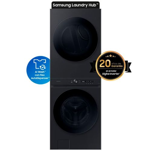 Centro de lavado Samsung Bespoke a gas 22KG // WH22DBH570PVAP