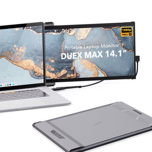 Pantalla de 14" externa duex max para laptop fhd 1080 ips gris