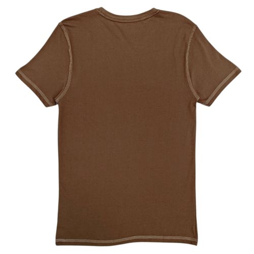 Camiseta café para hombre