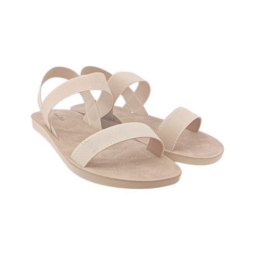 Sandalias rosas sólidas para mujer