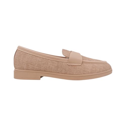Mocasines beige para mujer