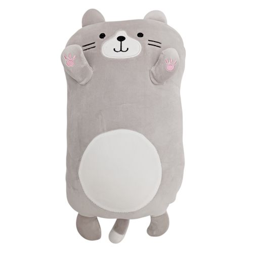 Cojín de gato gris