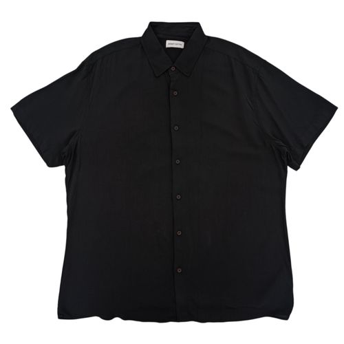 Camisa casual negra para hombre