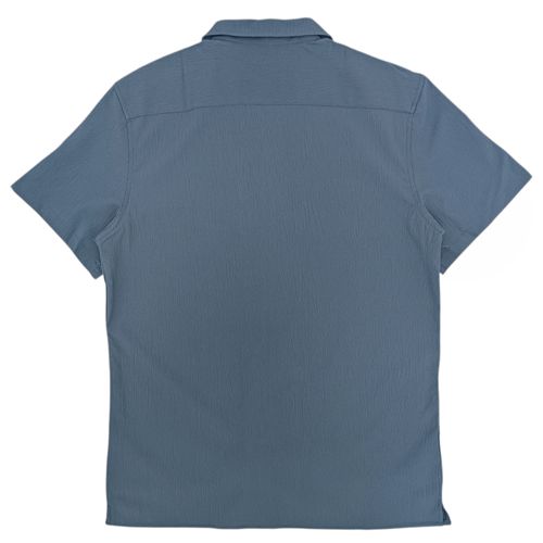 Camisa casual azul para hombre